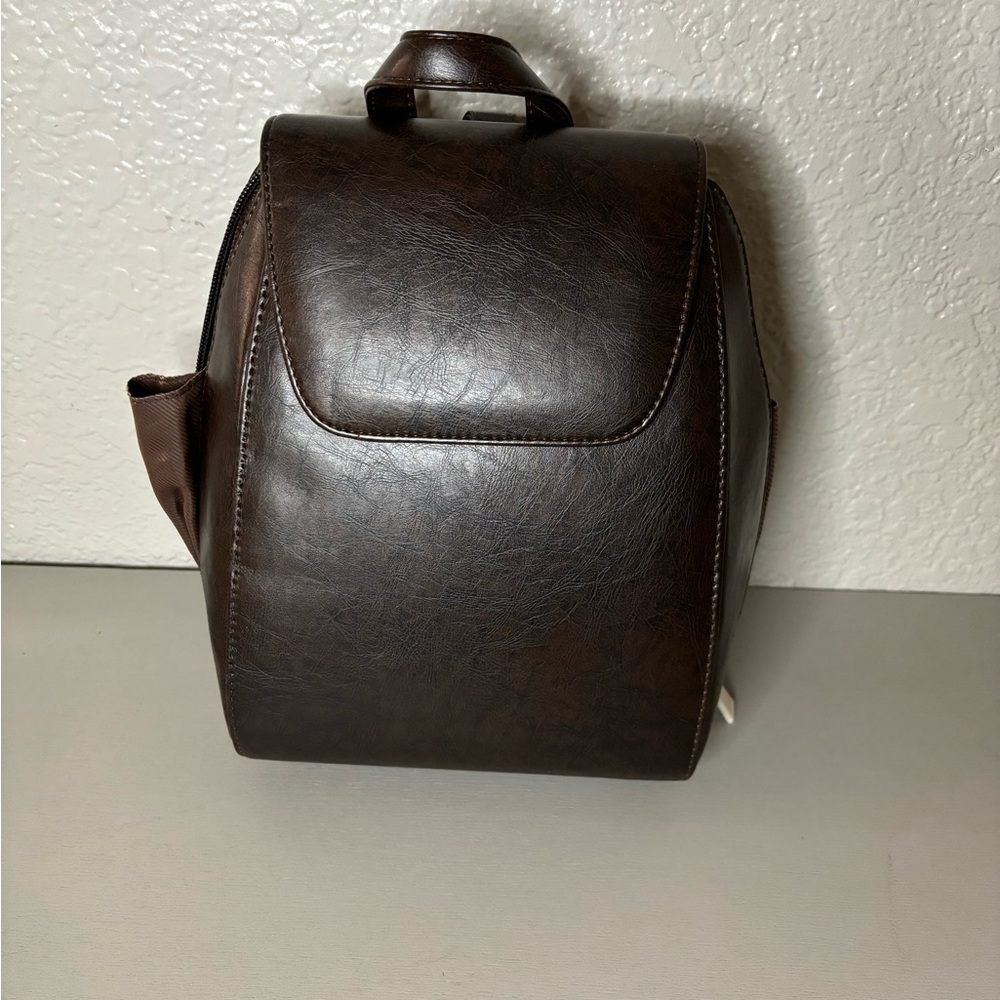 Vani Leather Backpack Purse